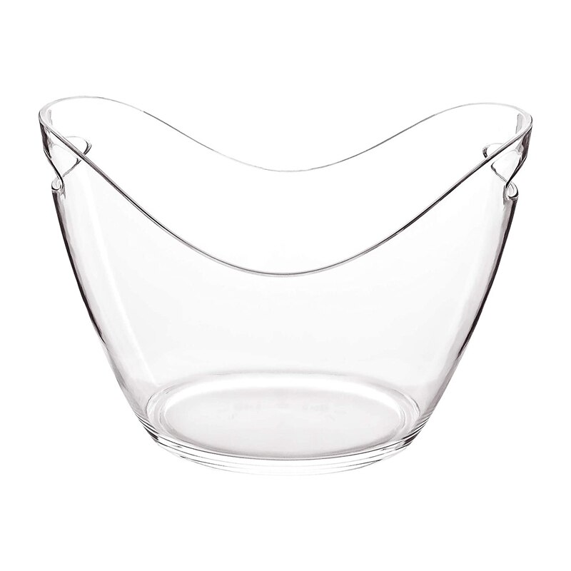 MagiDeal Support De Seau à Glace De Bureau En Acier Inoxydable Argent 43.5x18cm - Clip Table Pour Champagne, Vin Et Cocktails