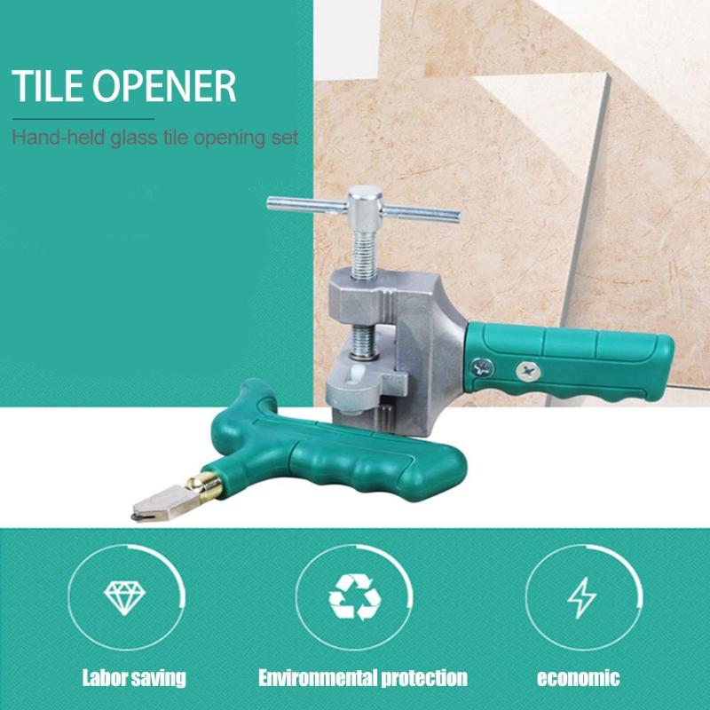 Handgreep tegelverdeler opener breker handbediende glazen tegel snel openende set