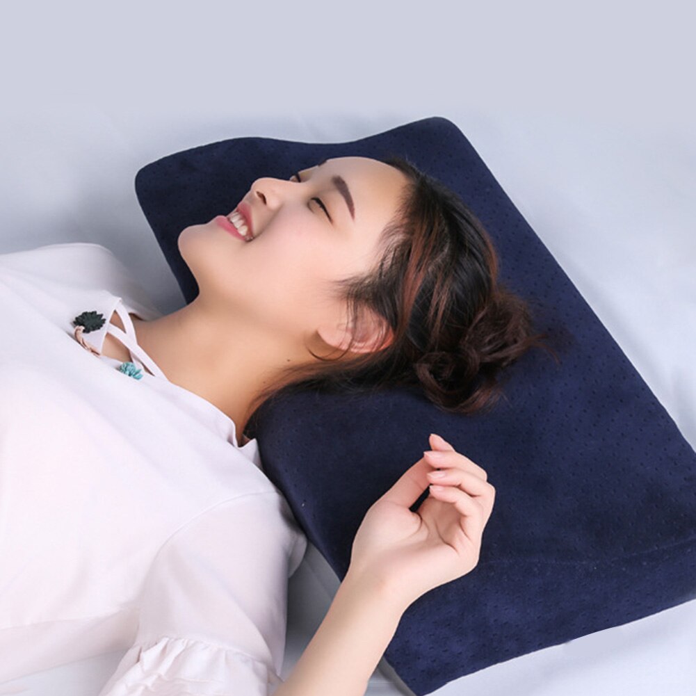 Memory Foam Kussen Voor Slaap Cervicale Kussens Vlinder Vormige Memory Kussens Ontspannen De Cervicale Wervelkolom Volwassen Trage Rebound
