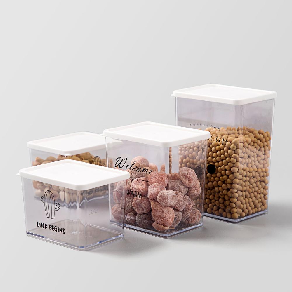 Kaktus bedruckt, klar versiegelt, gemüsefach, kühlschrank, kunststoff, Snacks, lebensmittelaufbewahrungsboxen, konservierungsbox, behälter, küchenbedarf