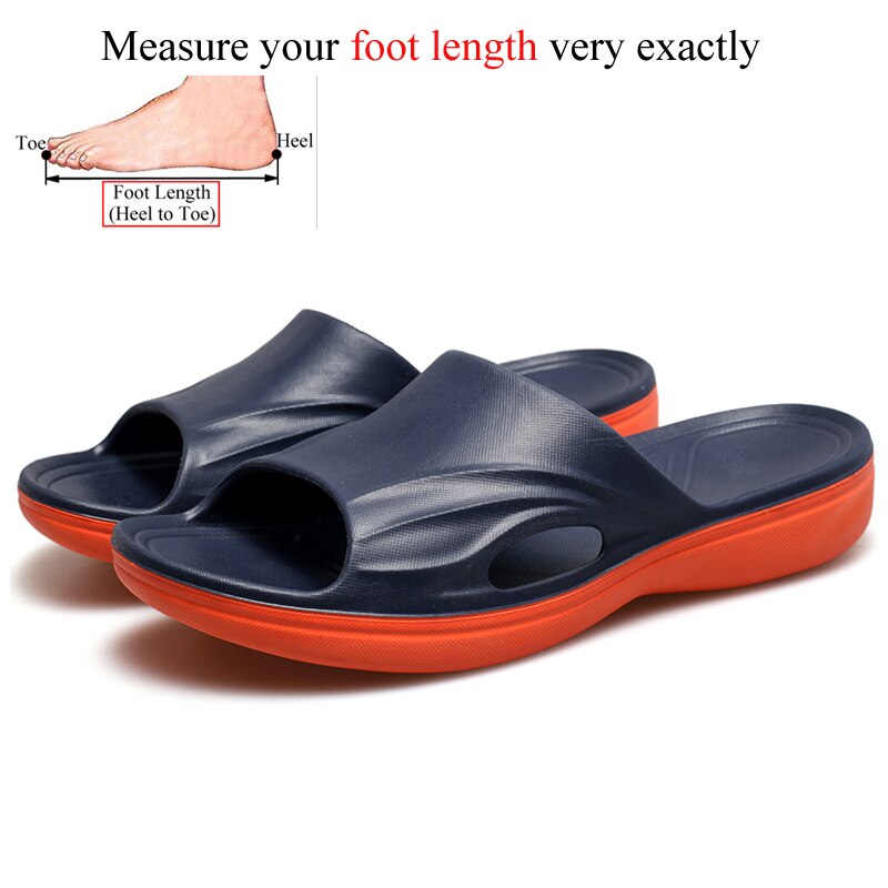 Pantofole di gomma da uomo estive scarpe da spiaggia scivoli Slates Palm Clap Casual Outdoor Indoor Home House morbido confortevole Big Size 49 50: Blu / 41