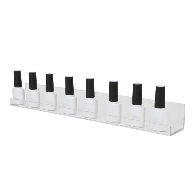 Nail Polish Rack Display Nail Polish Shelves Wall Mounted for Home Use for Nail Salon