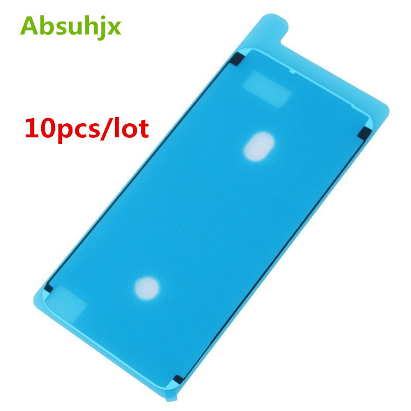 Absuhjx 10 pièces autocollant étanche pour iPhone X XS Max XR adhésif pré-découpé écran LCD cadre tirer bande pour iPhone 6S 7 8 Plus
