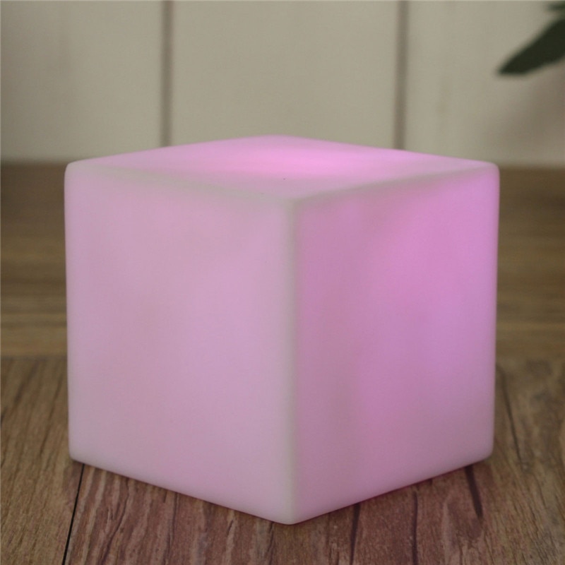 LED Kleurrijke Veranderende Stemming Cubes Night Glow Lamp Licht Gadget Gizmo Home Decor Romantische Verlichting 7 Kleur