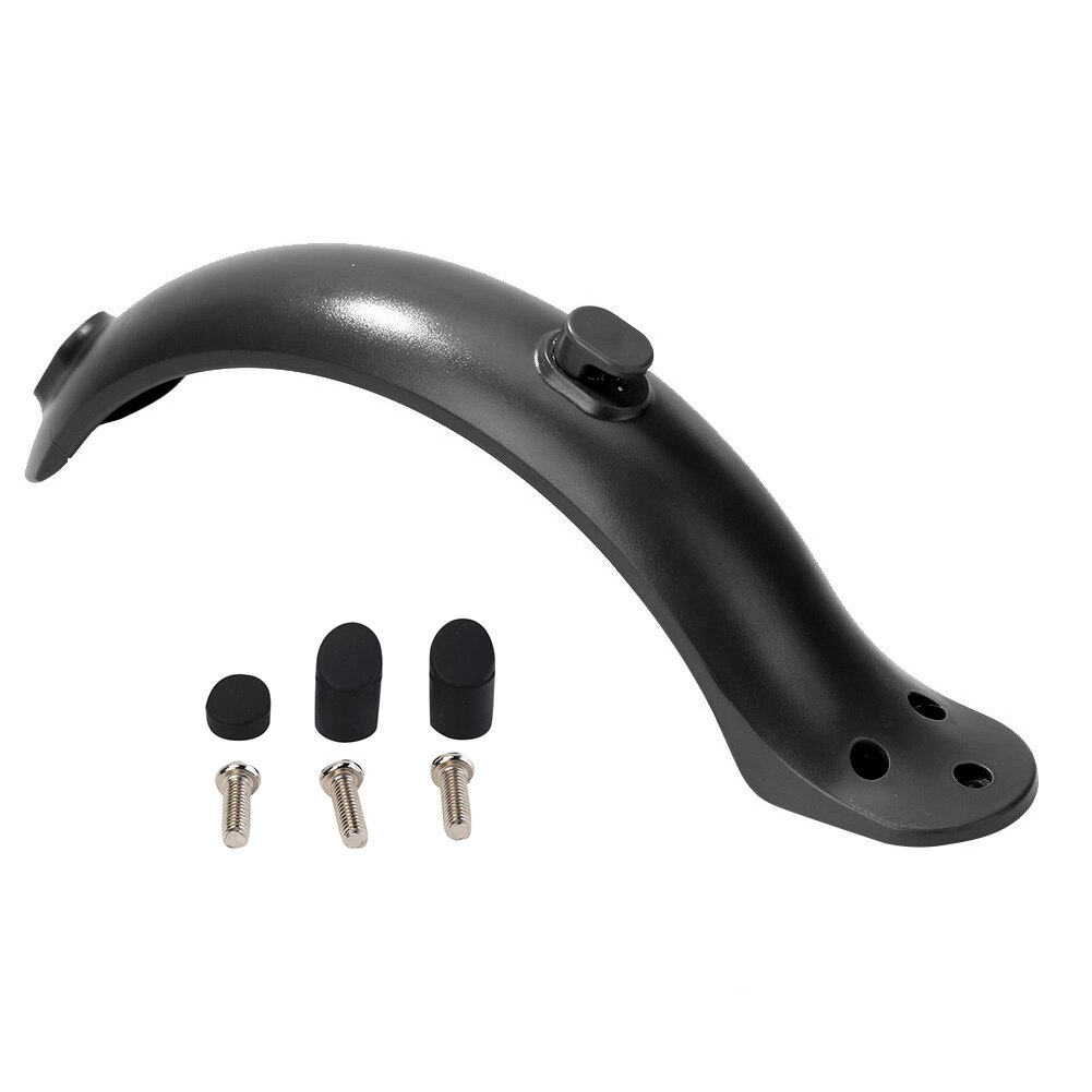 Set di staffe per parafango posteriore per Scooter elettrico con viti Kit di staffe per ali parafango in ABS accessori per Skateboard per M365: Black