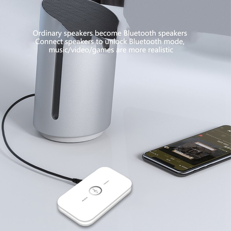 Bluetooth Transmitter Receiver Combo Bluetooth 5.0 Adapter Stereo Music Bluetooth o Adapter Plug and Play