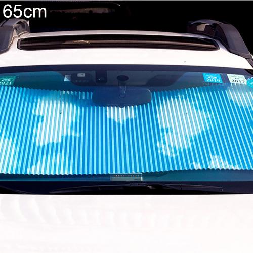 Autoruit Anti-Uv Intrekbare Opvouwbaar Voorruit Zonnescherm Cover Shield Gordijn: Outside  Cloud 65cm
