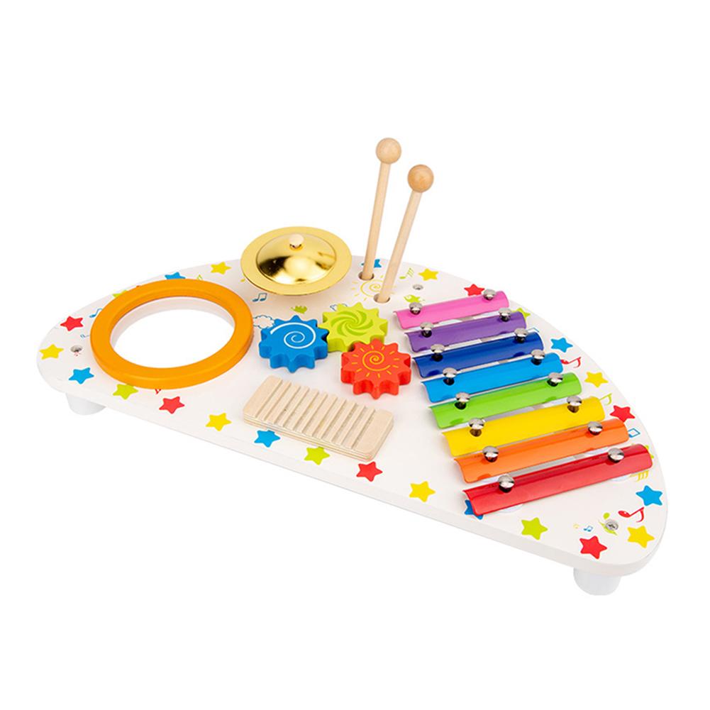 Kids Xylofoon Kleurrijke Hand Knock Xylofoon Muziekinstrument Met Hamers Educatief Speelgoed Voor Kinderen: Default Title