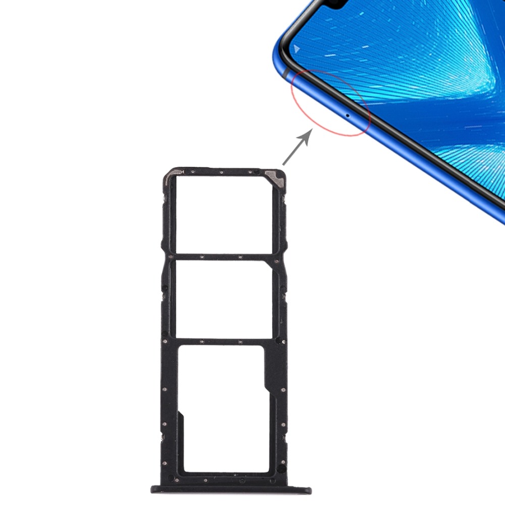Ipartsbuy novos itens bandeja de cartão sim + bandeja de cartão micro sd para huawei honor 8x