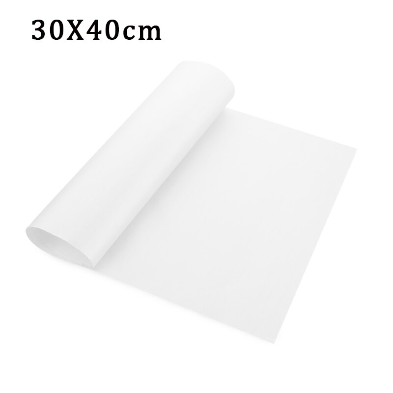 Household Oven Baking Mat Non-stick Oil Cloth Linen High Temperature Baking Oil Cloth Baking Dish Cloth Kitchen Baking Utensils: 30x40cm white
