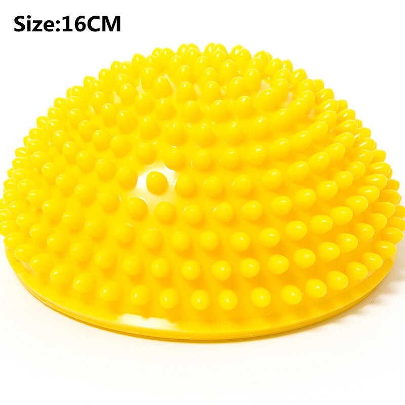 16cm Yoga Half Ball Toy Inflatable Sphere Stepping Stones Outdoor Toys Indoor Games for Kids Balance Hemisphere Ball