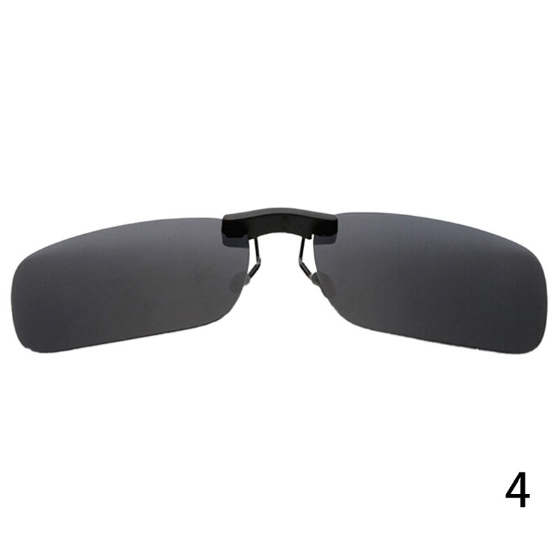 Unisex Polarized Clip On Driving Glasses Sunglasses Day Vision UV400 Lens Driving Night Vision Riding Sunglasses Clip 1pc: P4