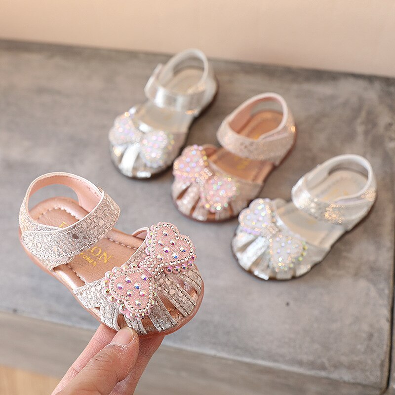 Zomer Baby Sandalen Boog Zoete Kinderen Sandalen Hol Ademende Baby Schoenen Meisjes Sandalen Peuter Schoenen G658