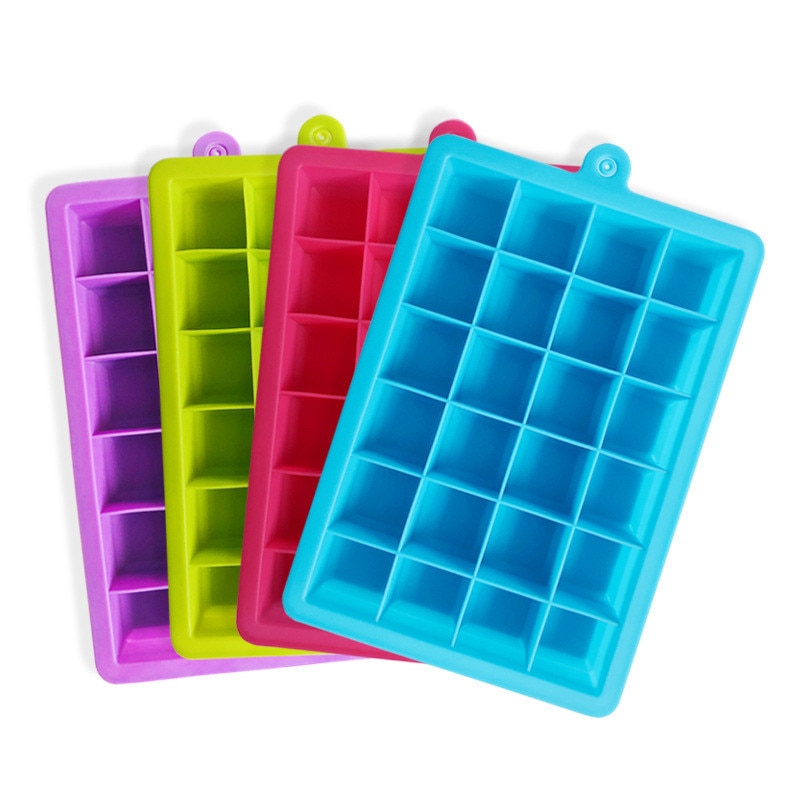 1pcs Honeycomb Ice Cube Tray 24 Cubes Silicone Ice Cube Maker Mold for Ice Cream Party Whiskey Cocktail Cold Drink