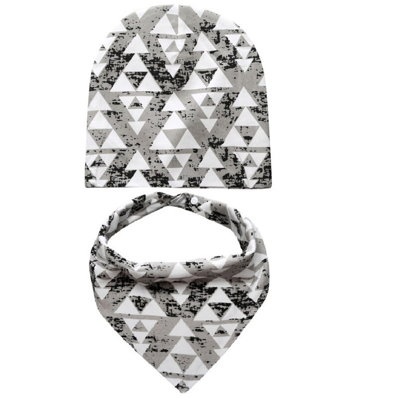 Zomer Herfst Slabbers Katoen Driehoek Hoofd Sjaal Baby Hoeden Slabbetjes Set Jongen Hoofddoek Meisje Bandana Dribble Slabbetjes Baby