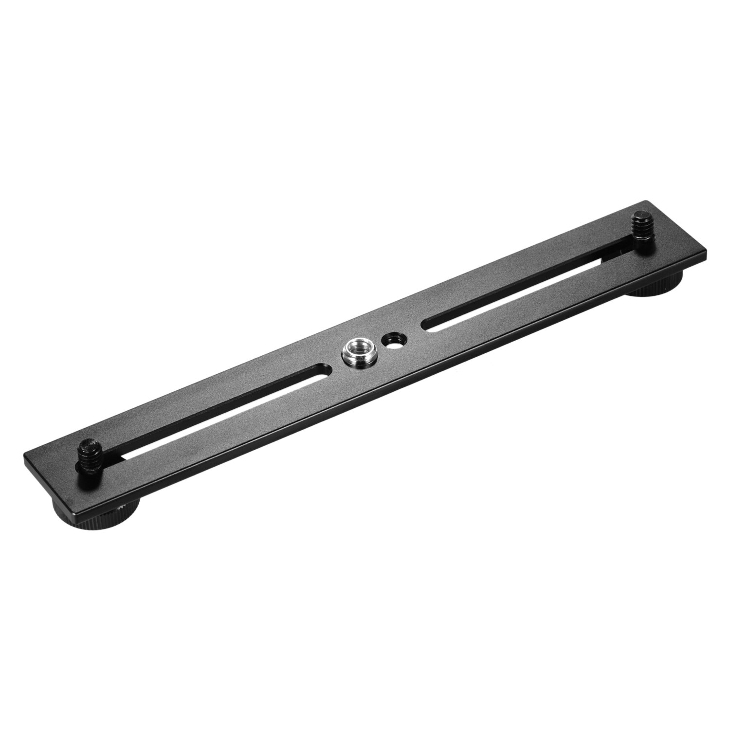 Dual Camera Mount Tripod Bracket Camera Flash Brackets Extension Bar with 1/4 Inch Screw for Camera DSLR Light Stand Microphone