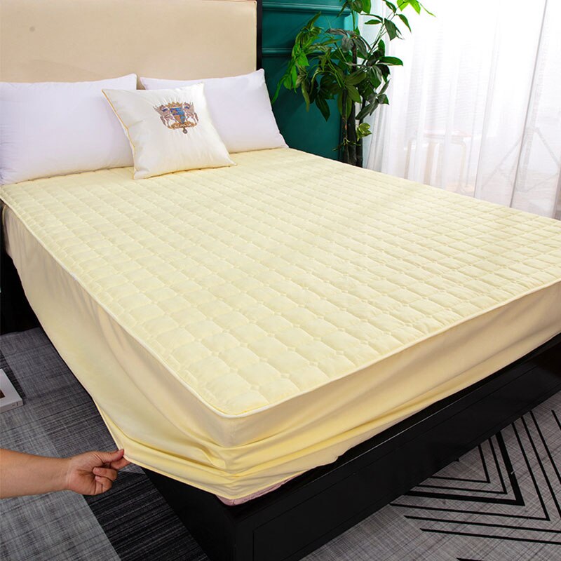 Housse de protection imperméable pour matelas King size, drap-housse épais, matière respirante et douce, lavable
