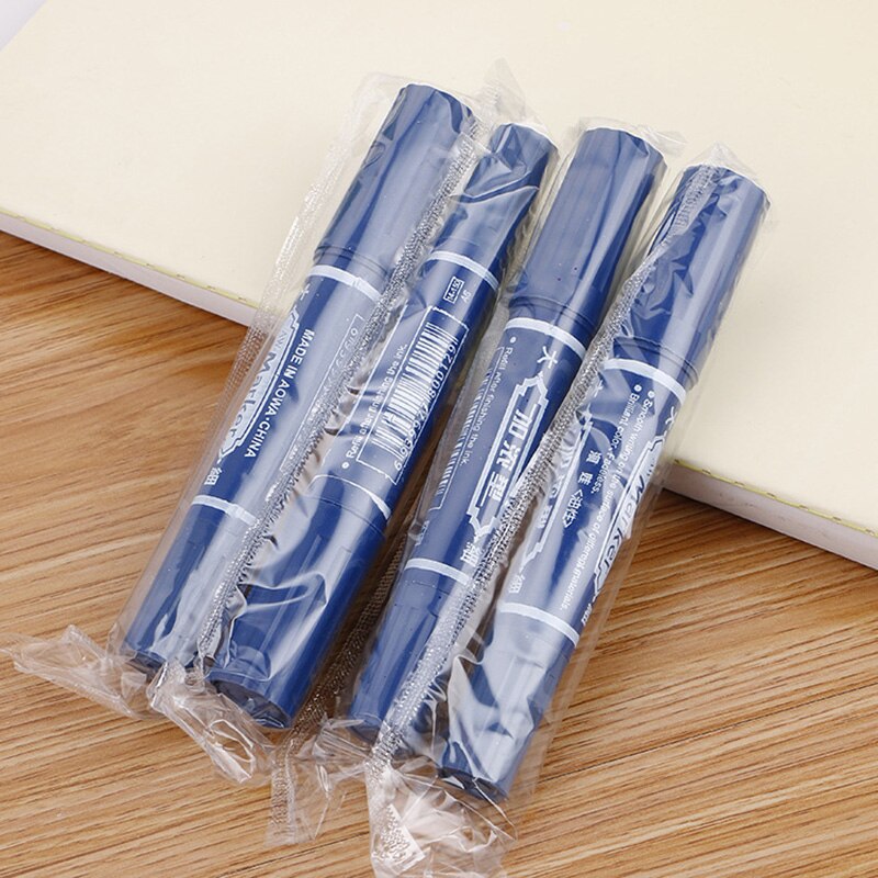 Rotuladores Kawaii de doble cabeza para la escuela, marcadores de pintura de colores grandes, bonitos, papelería coreana, suministros de oficina