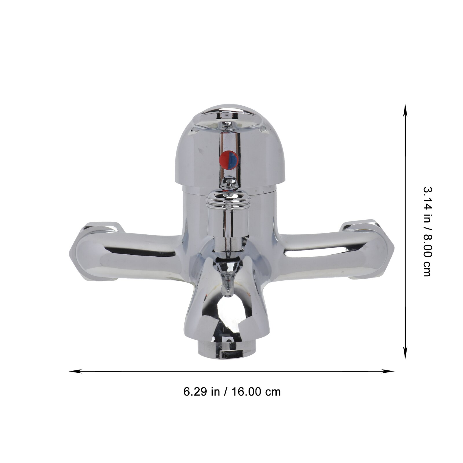 1pc Bathroom Bathtub Sink Tap and Cold Kitchen Cabinet (Silver)