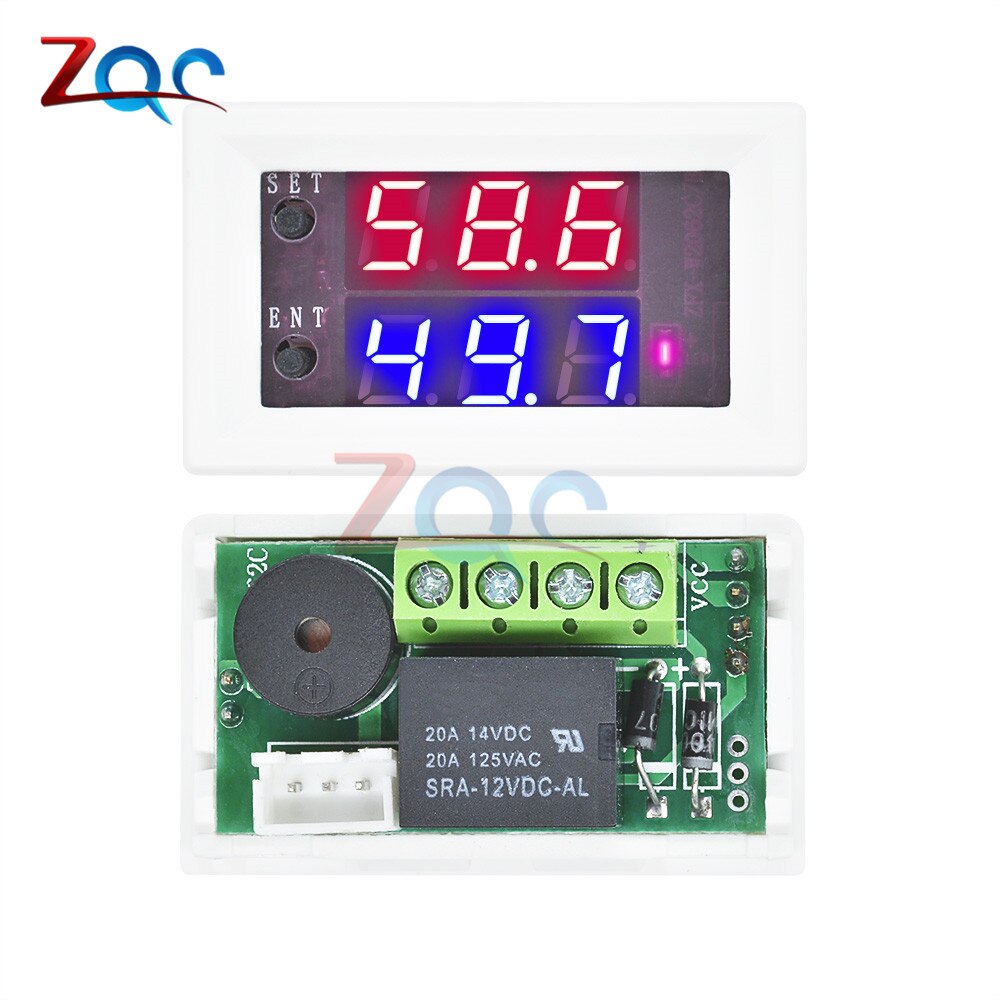 Mini Digital Humidity Controller AC 110V-220V DC 12V 24V Hygrometer Humidity Control Switch 0~99%RH Hygrostat w/ Humidity sensor