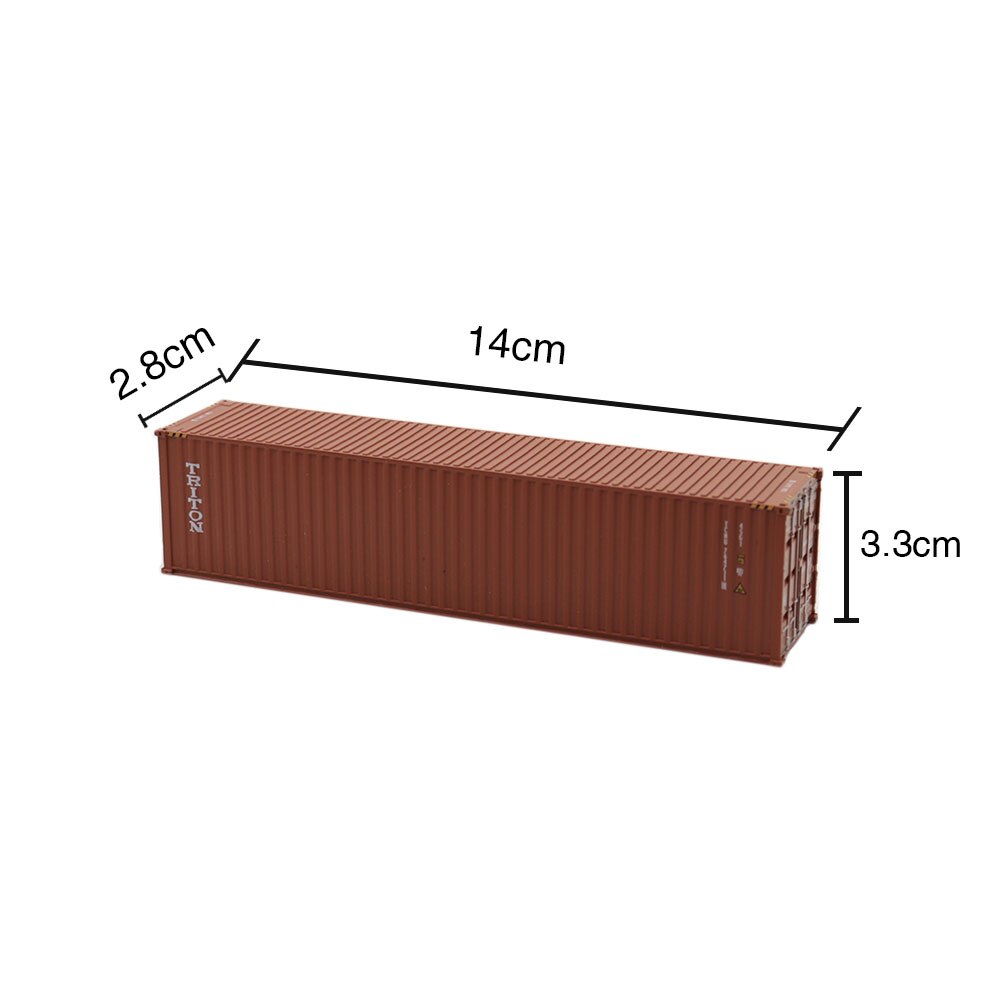 1:87 HO scale train Model 40 feet container Oceangoing Ship Freighter Boat Accessories Scale model parts