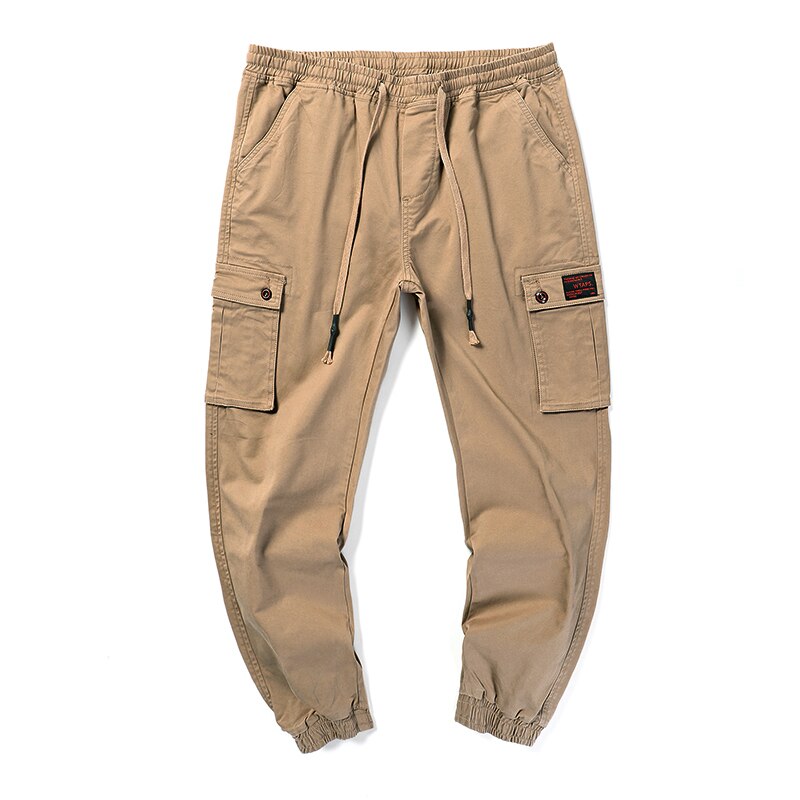Plus size 7xl 6xl 5xl 4xl cargo byxor herr street style bomull joggingbyxor herr casual slim sweatpants herr