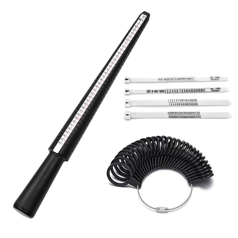 Professionele Sieraden Gereedschap Ring Doorn Stok Vinger Pols Gauge Ring Sizer Uk/Us/Eur/Jpne Maat Voor diy Sieraden Maat Tool Sets