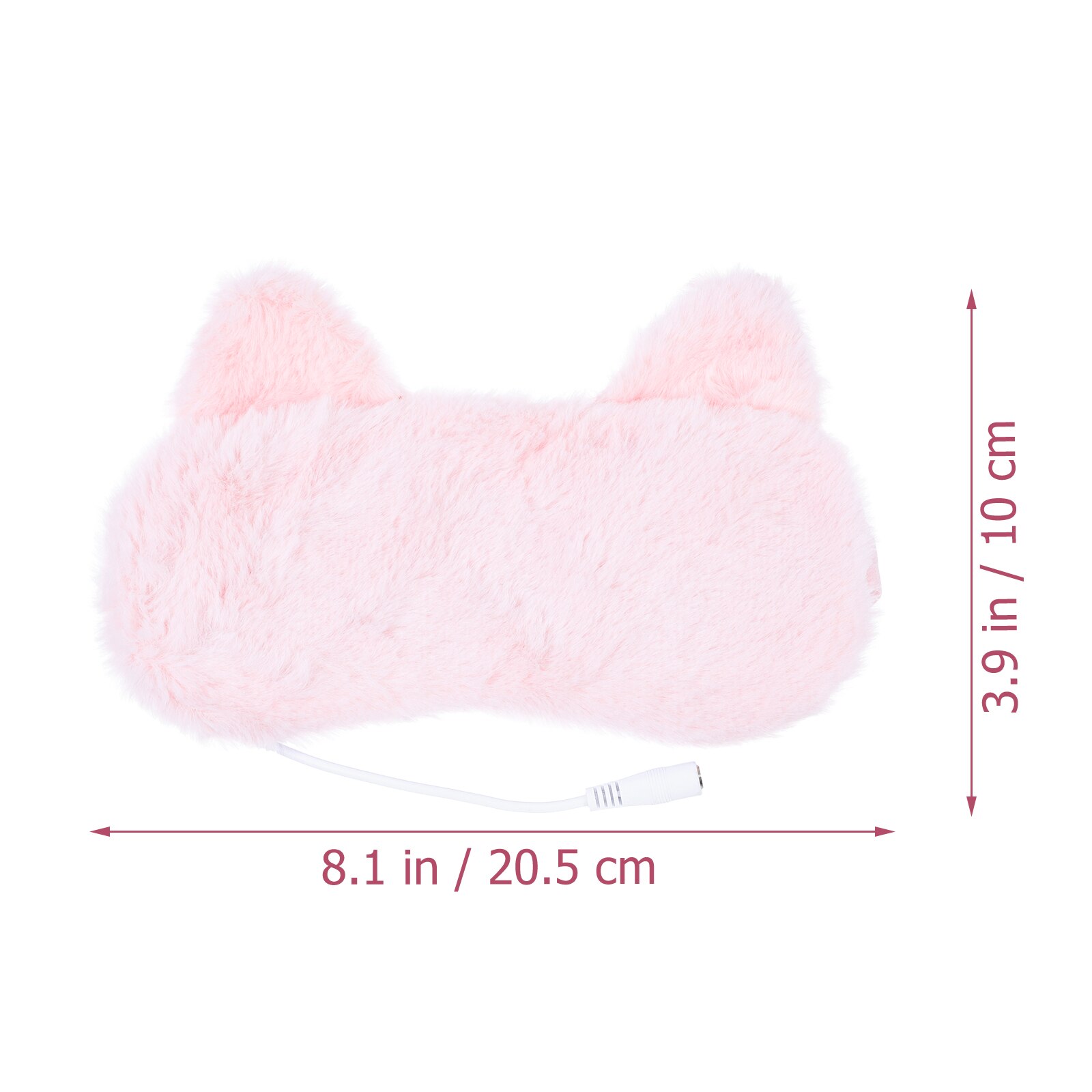 USB Heated Eye 3D Eye Mask Cartoon Shading Eye Mask Relieve Fatigue Eye Mask