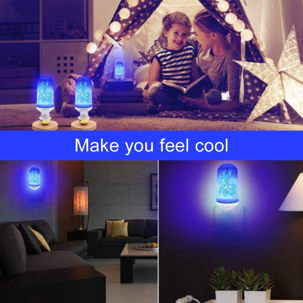 Ampoule Led effet de flamme, 6w, E26/e27, 85-265v, 4 Modes d'éclairage, lumière du feu, émulation scintillante, décor, lampe, nouveauté