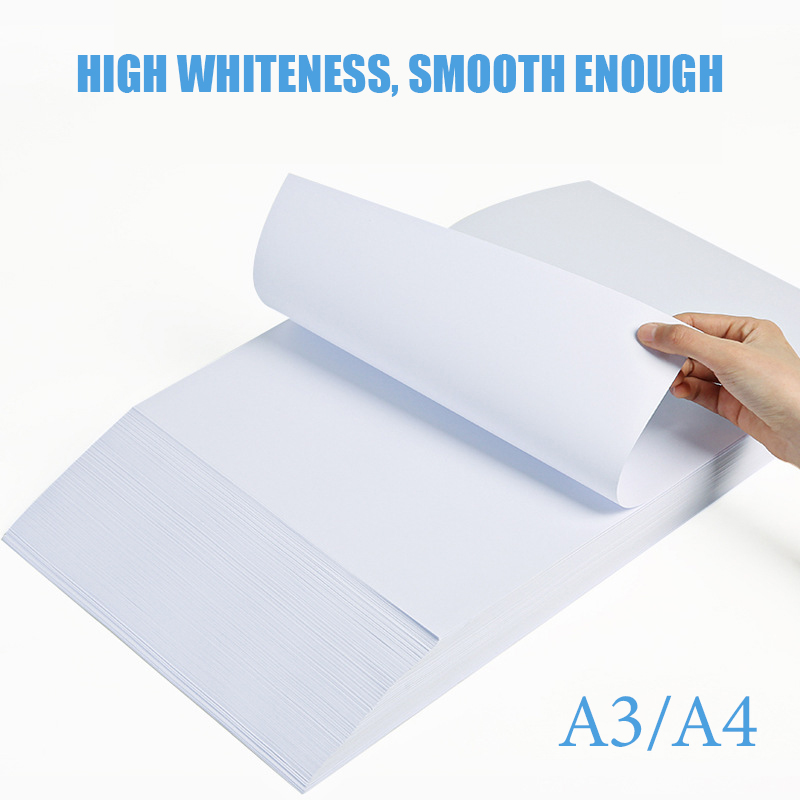 Heißer a4 druck und kopieren papier Kasten 70ga4 weiß papier angriff 100 stücke von büro papier leer klebstoff schablone blätter papier