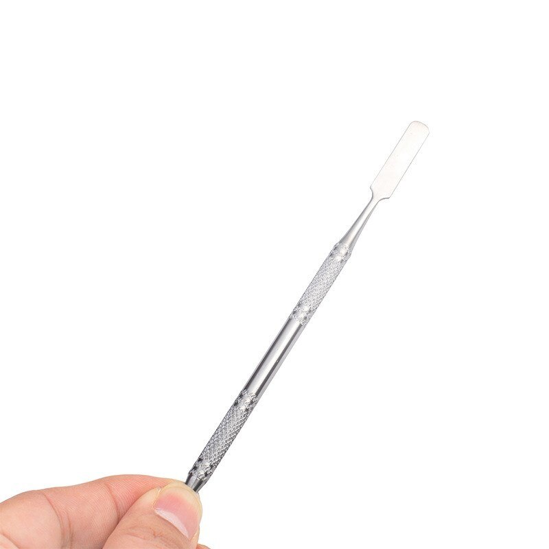 1pcs 4 Types Stainless Steel Dual Heads Makeup Toner Spatula Mixing Stick Foundation Cream Mixing Tool Cosmetic Make Up Tool