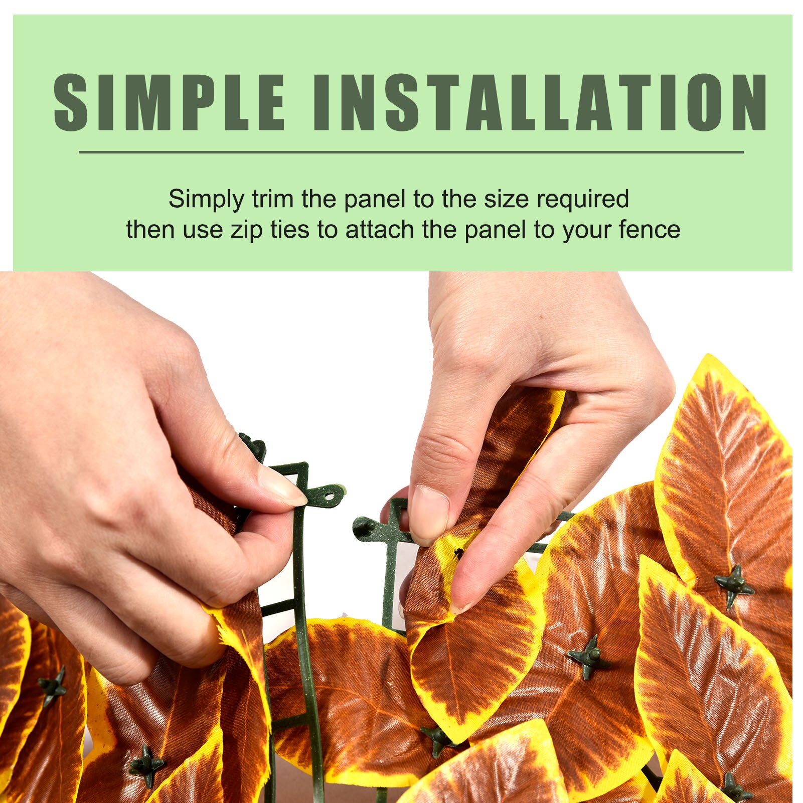 Artificial Privacy Fence Screening Roll Garden Artificial Ivy Leaf Hedge Fence For Outdoor Indoor Patio Decoration Yard Fence