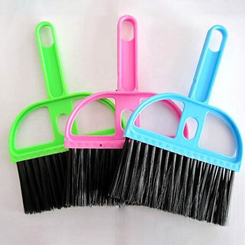 Mini Desktop Sweep Cleaning Brush table Small Broom multi-function can be hanging desk Dustpan Set