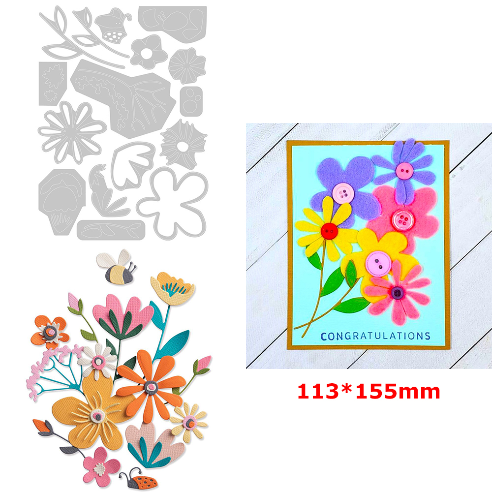Forårsblomster kantkrans skæreskabeloner påskeæg kaniner sommerfugl fugl mønster form kniv til gør-det-selv shaker kort kreativ fremstilling: Violet/紫罗兰