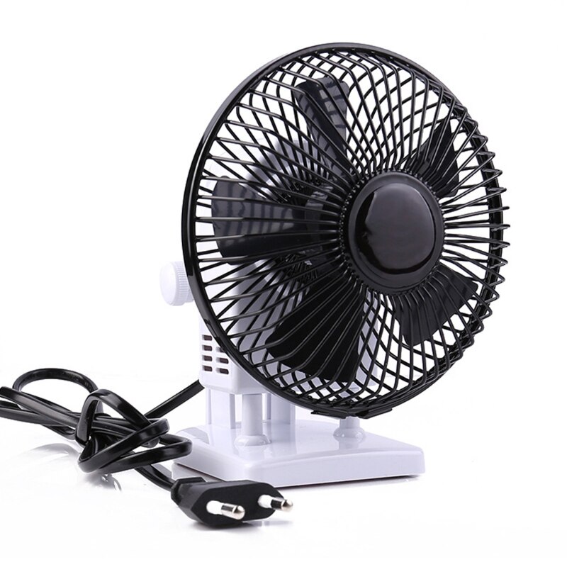 Us eu uk plugg  ac 110v 220v elektriske vifter bord metallvifte liten skrivebordsvifte egnet for hjemme og kontor personlig vifte 19qe
