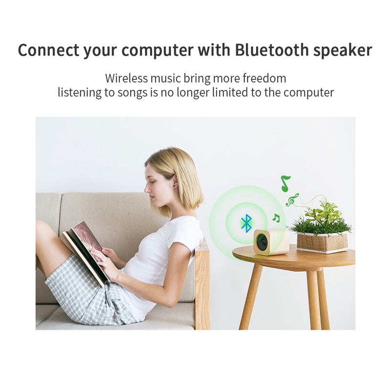 Essager USB Bluetooth 5.0 Adapter Dongle Wireless Mouse Bluetooth o Receiver Transmitter for Computer PC PS4 Speaker