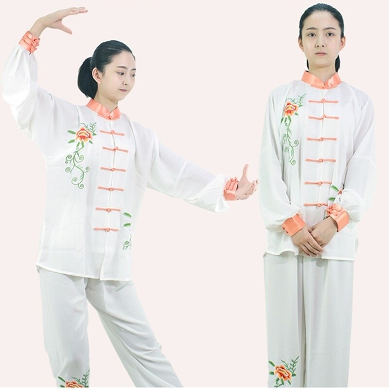 Tai chi uniform kleding taichi kleding vrouwen mannen wushu kleding kung fu uniform pak vechtsporten uniform oefening FF855