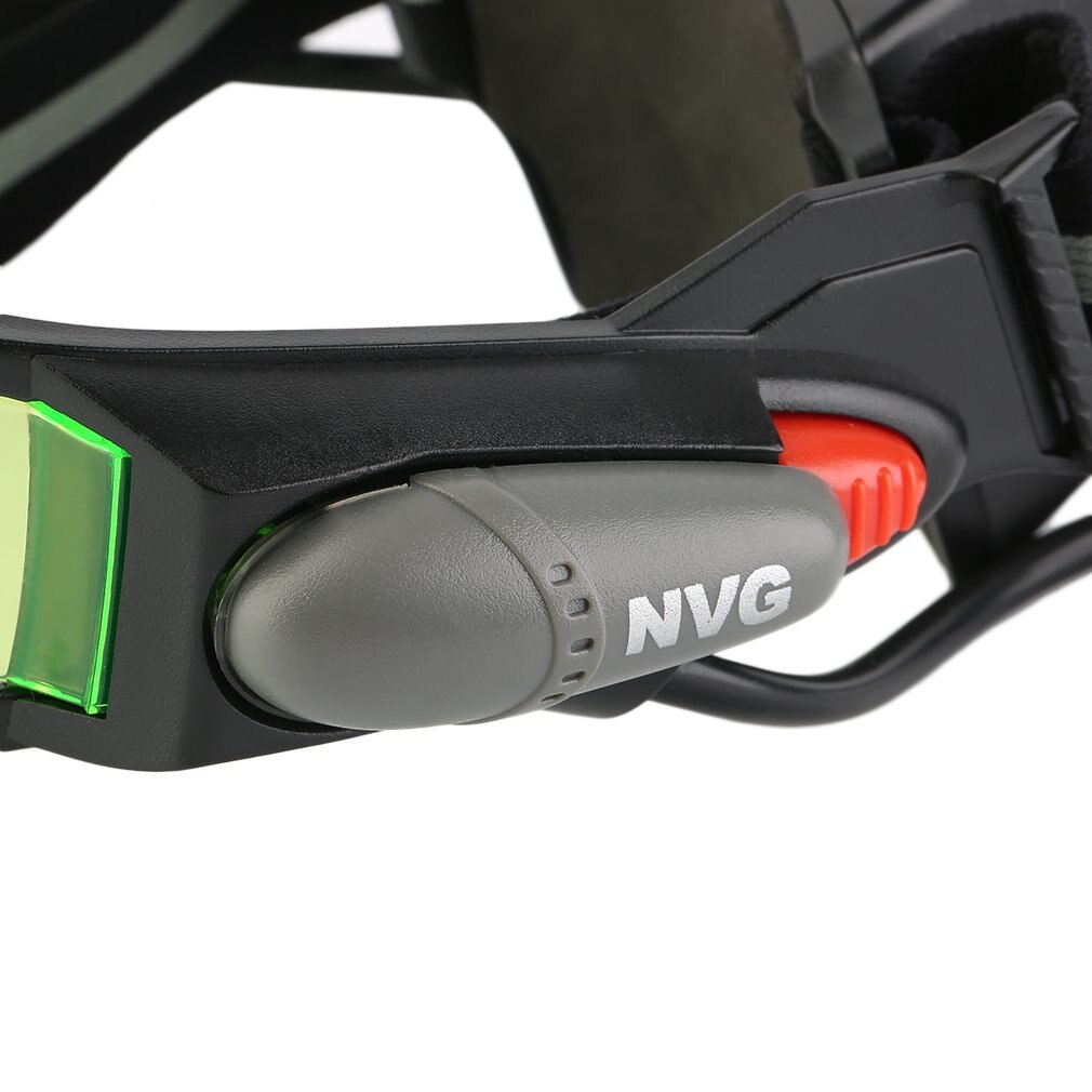 Gafas verdes de seguridad para todo el mundo, protectoras para la vista nocturna, ajustables, elásticas, gafas nocturnas, 1 Uds.