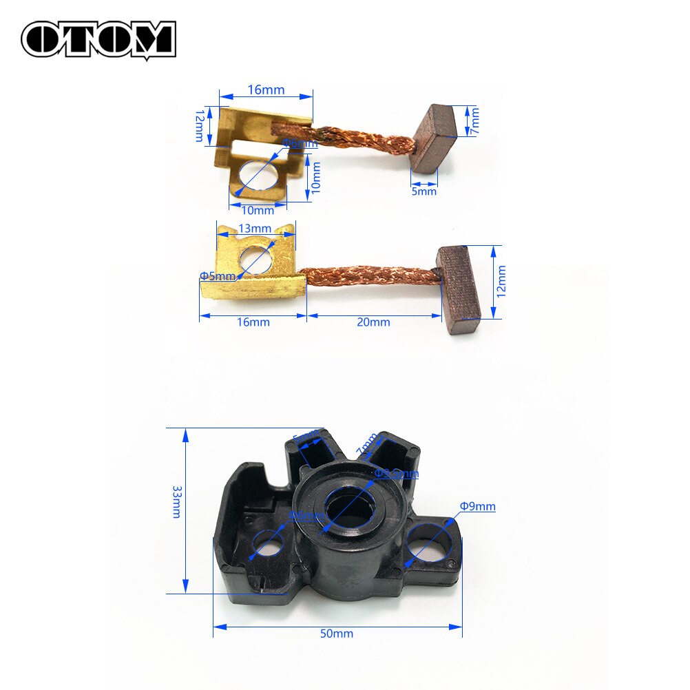 10 Pièces Porte-brosse En Carbone Pour Assemblage De Brosse En Carbone Adapte Pour Generateur Dessence 188f190f5 8kw 90510503