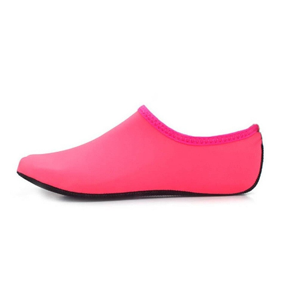 Mannen Vrouwen Barefoot Water surf schoenen Snel Droog Upstream Schoenen Strand Zwembad Zwemmen Overschoenen Praktische Protector Cover Unisex: Roze / L
