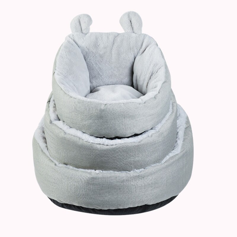 Winter Warm Pet House Bed for Cats Soft Plush Puppy Dog Kennel Mat Chihuahua Kedi Gatos Beds Cats Products for Pets Pillow Home
