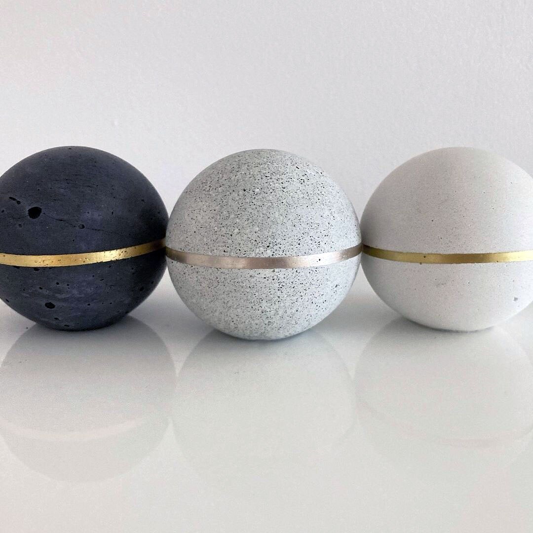 Moules à béton à boule de Silicone, moule de décoration en béton de ciment, moules à béton en forme de planète, moule à bougie sphérique en béton