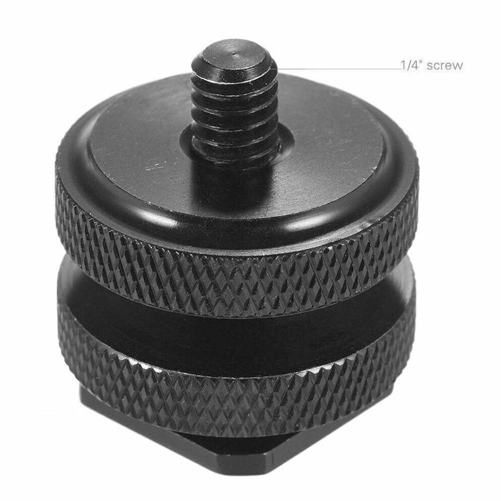 1/4 Statief Schroef Naar Shoe Mount Adapter Voor Dslr Op Schroef Slr Accessoire Studio Hotshoe Y6M6