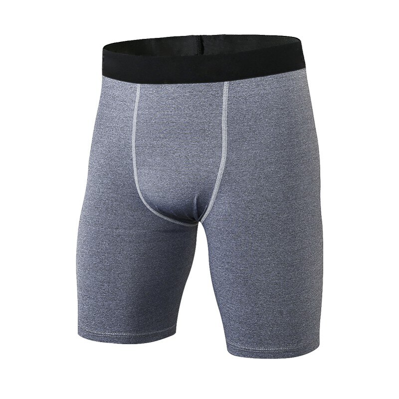 Cycling shorts Men\'s Fitness Exercises Loose Shorts Wicking Sweat Exercises Speed Dry Compression Shorts: H / XXL