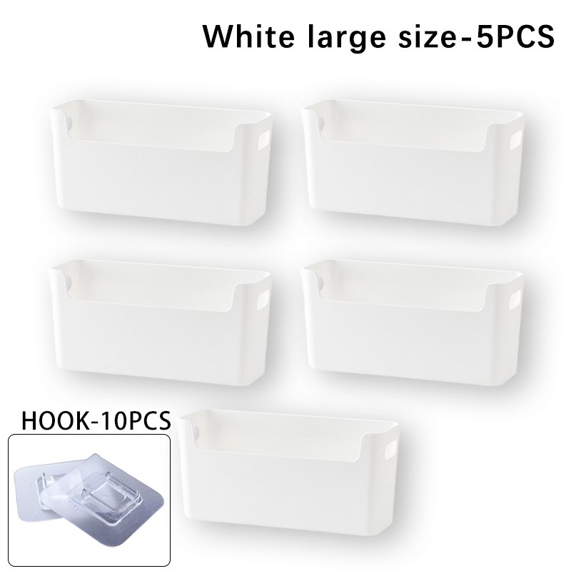 Organisateur de porte d'armoire, boîte de rangement de bureau multifonctionnelle, organisateur mural sans poinçon, organisateur de chaussettes de sous-vêtements, étagère de rangement à domicile