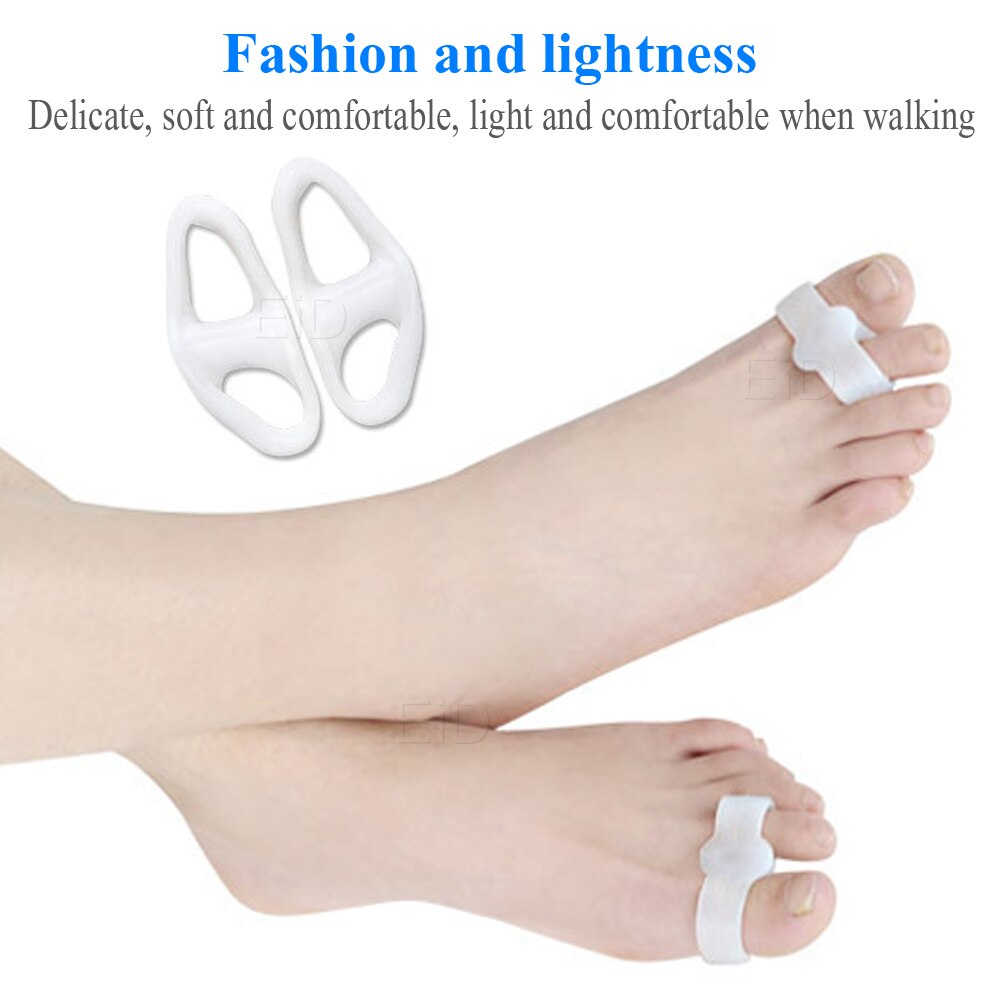 Siliconen Gel Orthese Duim Teen Hallux Valgus Teen Separator Rechtere Foot Protector Teen Tube Mouwen Pedicure Teen Insert