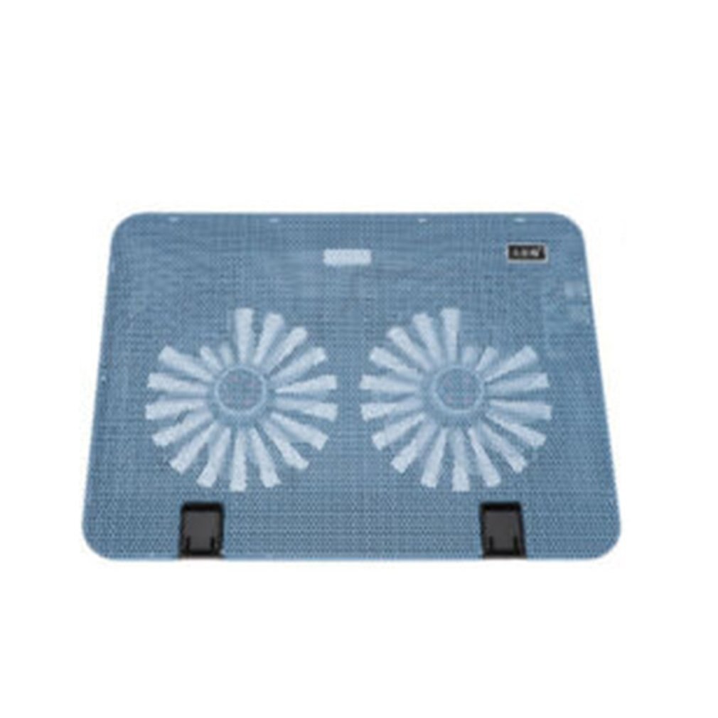 Notebook Cooler Cooling Fan Computer Notebook Bracket Cooling Base Abs Engineering Material + Metal Mesh: 15.6 blue