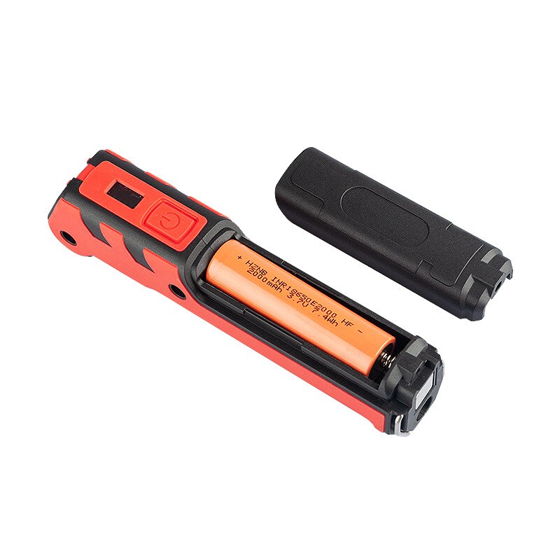Cob Draagbare Spotlight Werk Licht Led Usb Oplaadbare Power Bank 2 Modi Haak Case Magnetische 18650 Batterij Waterdicht