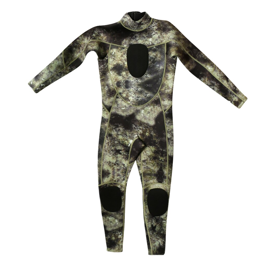 Traje de buceo de 3mm para hombre, traje de buceo de surf de longitud completa, cremallera trasera, manga larga