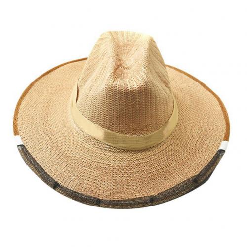 Anti-bijen gezichtsbedekking hoed imker vliegen insectennet gaas beschermer cowboypet: Default Title